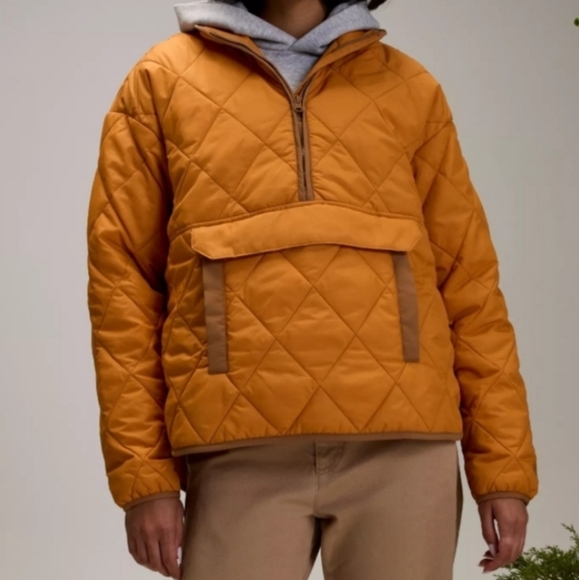 Alpine Design NWT Quilted Anorak Jacket Golden Honey Women's Medium - Picture 2 of 9